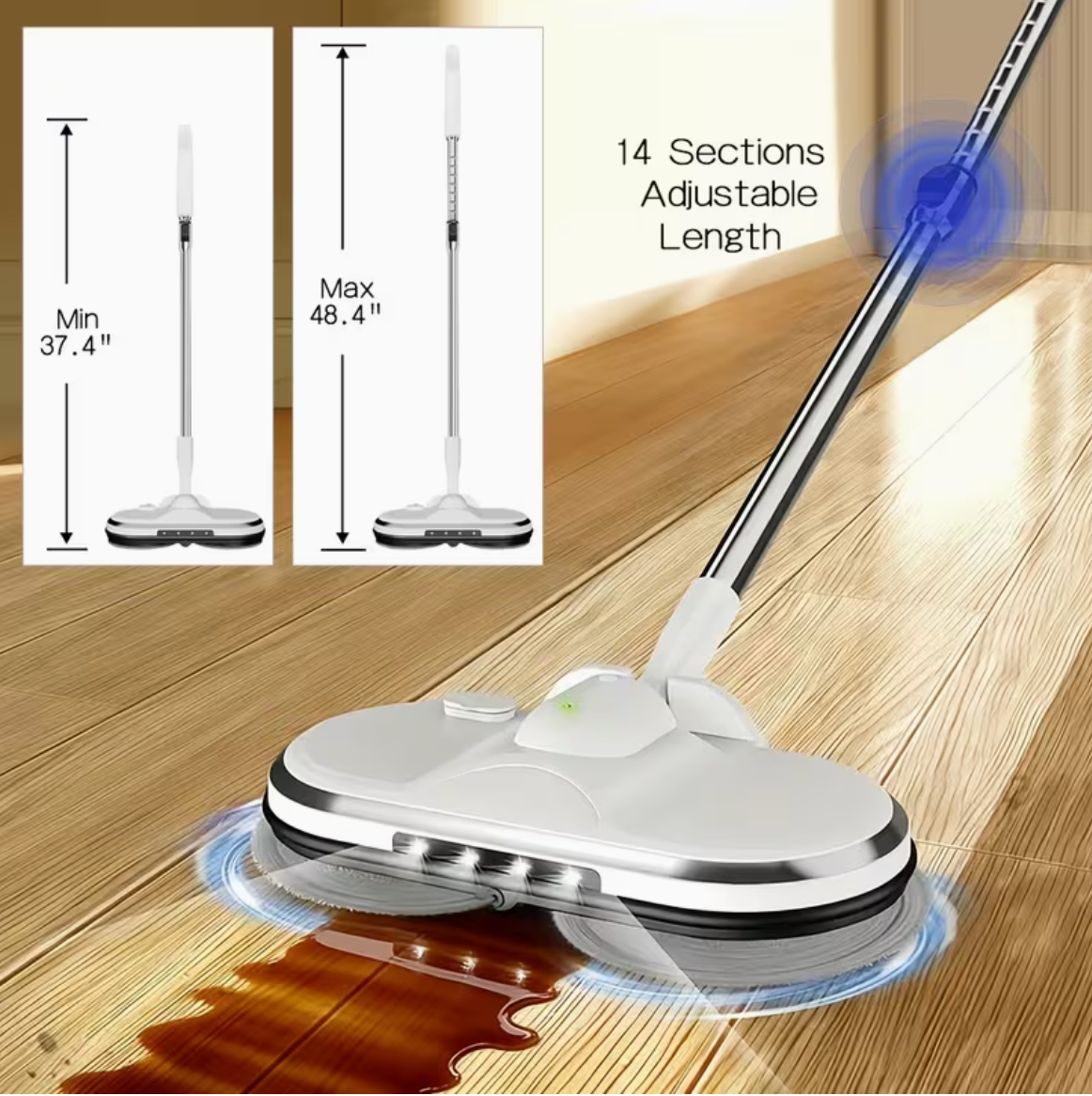 CloudStep Cordless Steam Mop